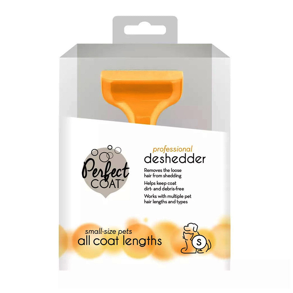 Perfect Coat Deshedding Tool Small Pets Removes Loose Hair, 1 Ea